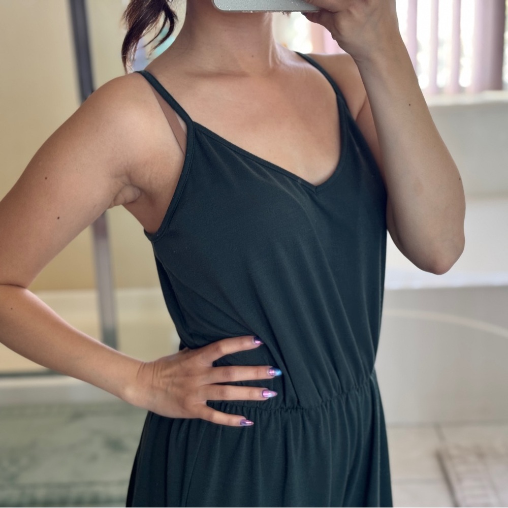 Dark Green Jumpsuit
